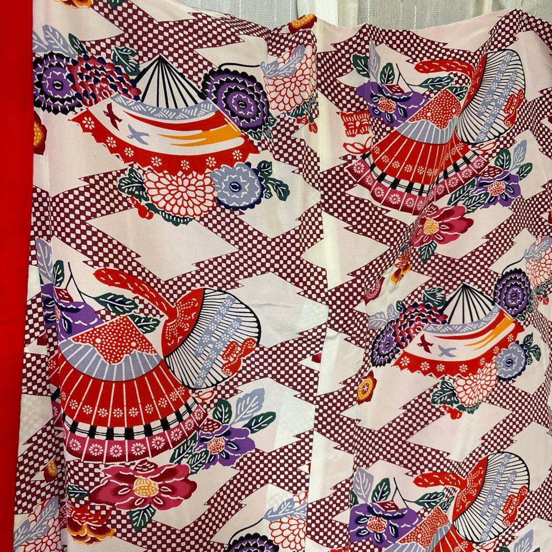 沖縄琉球舞踊衣装 紅型打ち掛け