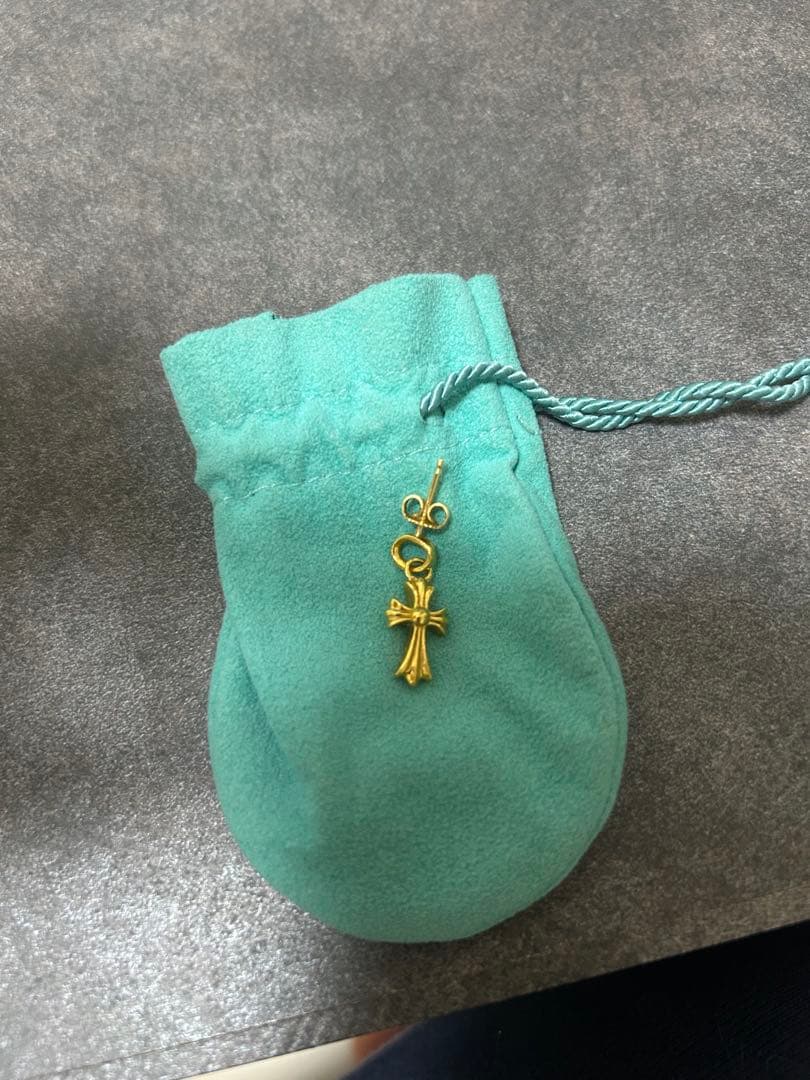 クロムハーツ　ベビーファット22K パヴェダイヤ　ピアス