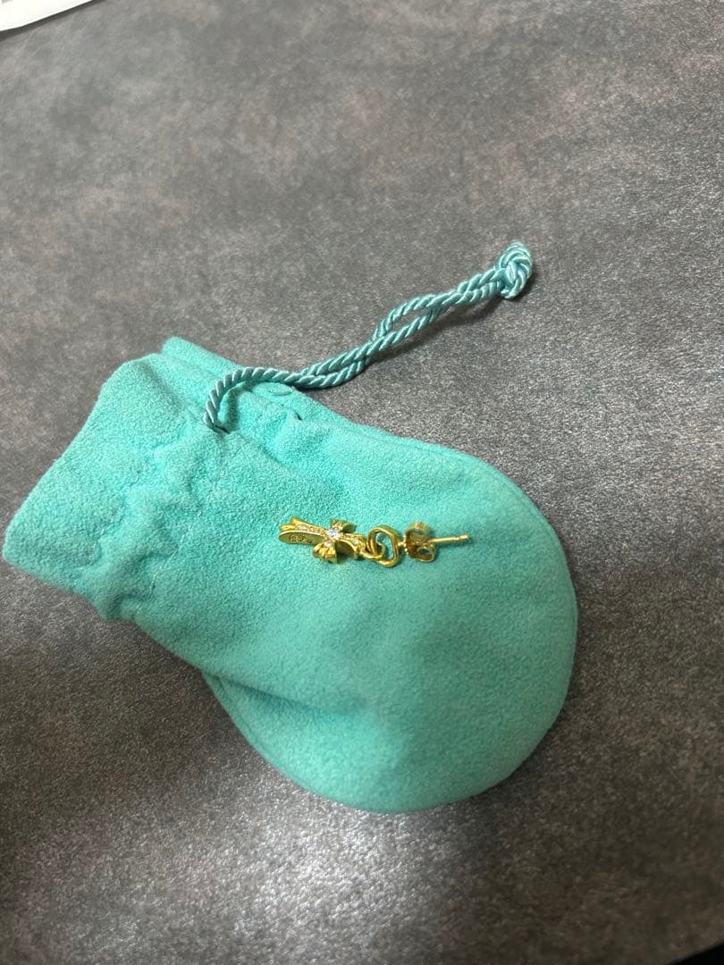 クロムハーツ　ベビーファット22K パヴェダイヤ　ピアス