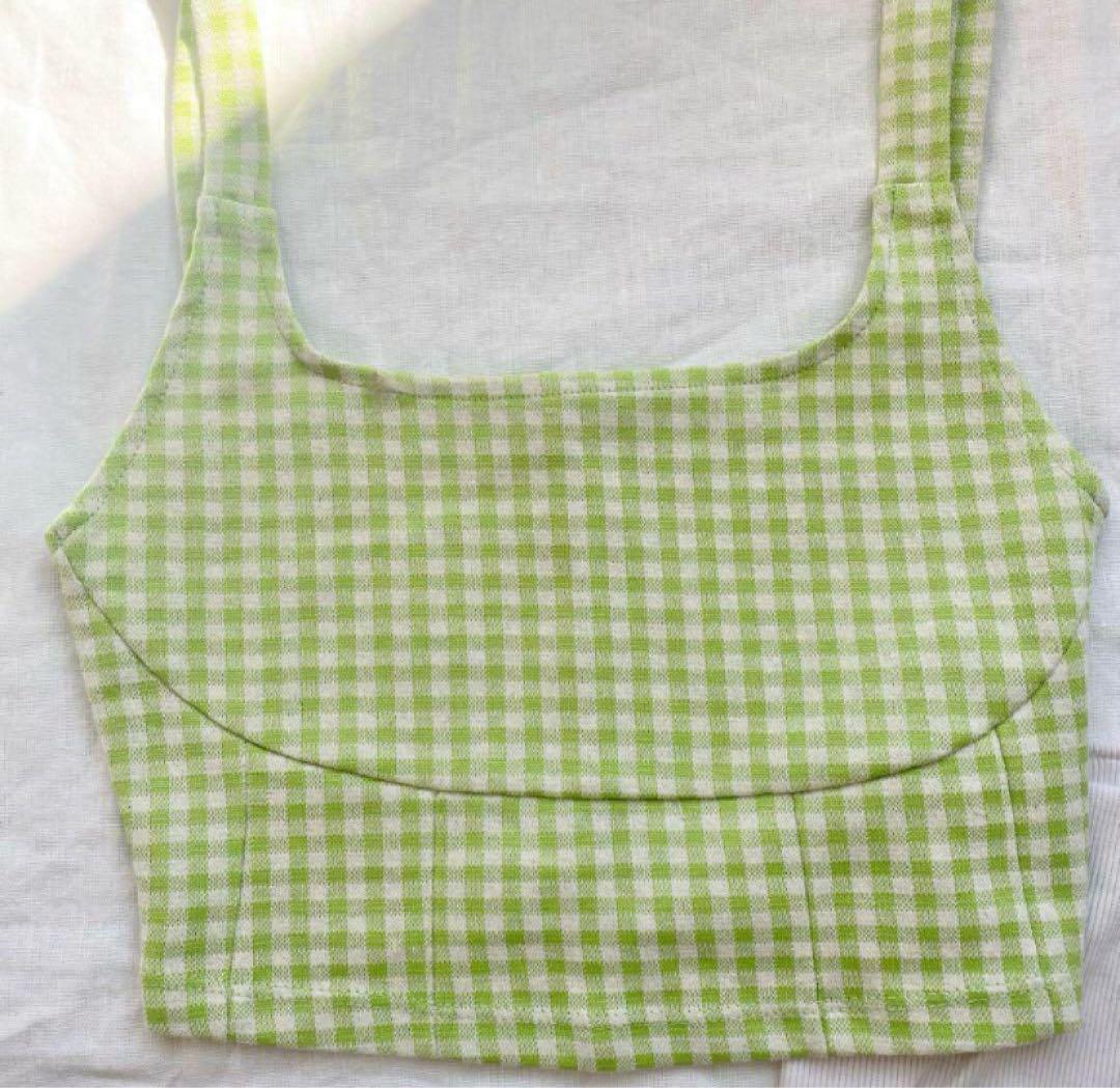 マタニティフォト 衣装 セット 親子 リンクコーデ ギンガムチェック