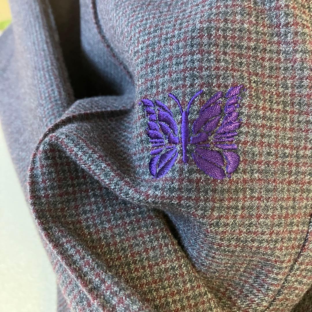 ニードルス　パンツ　チェック　S