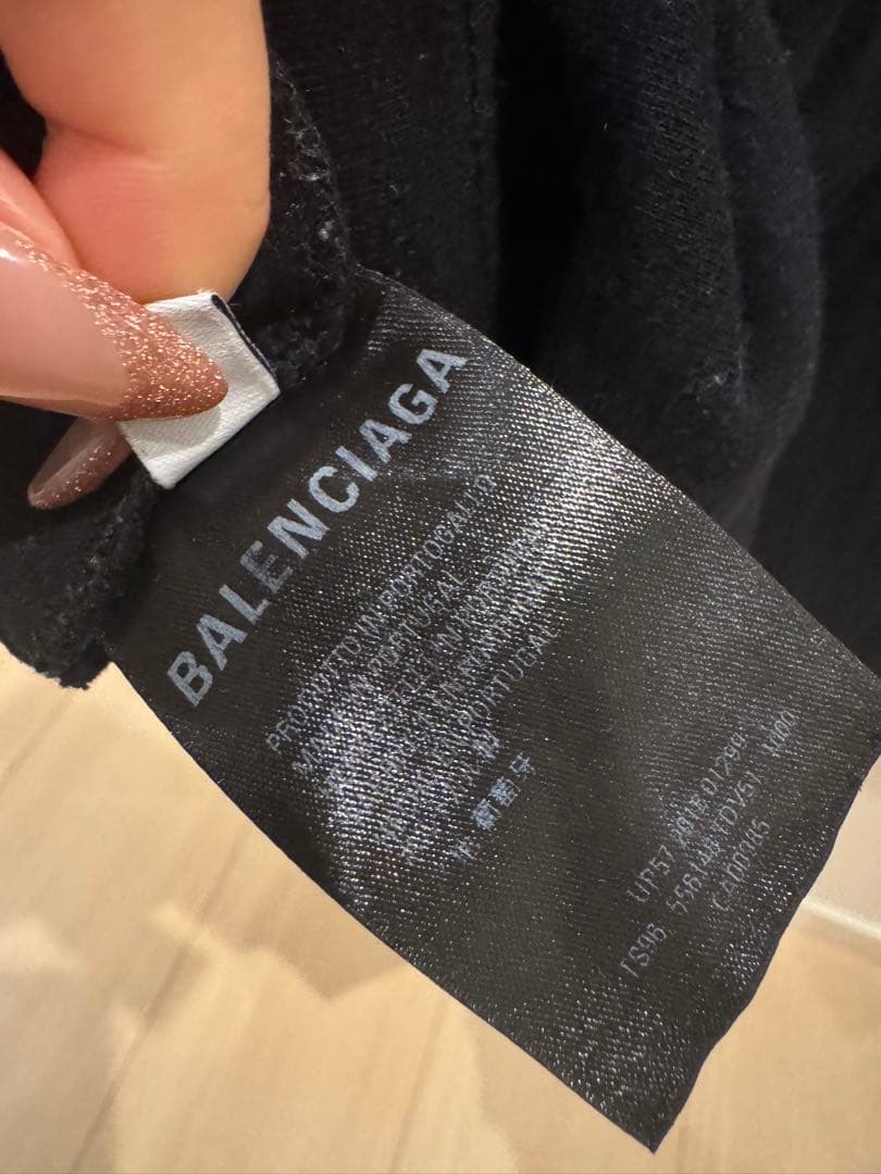 【CTUさま専用】BALENCIAGA ブラック Tシャツ