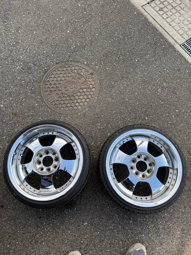 ファブレス　プロファンド　メッキ　7j +32 pcd100