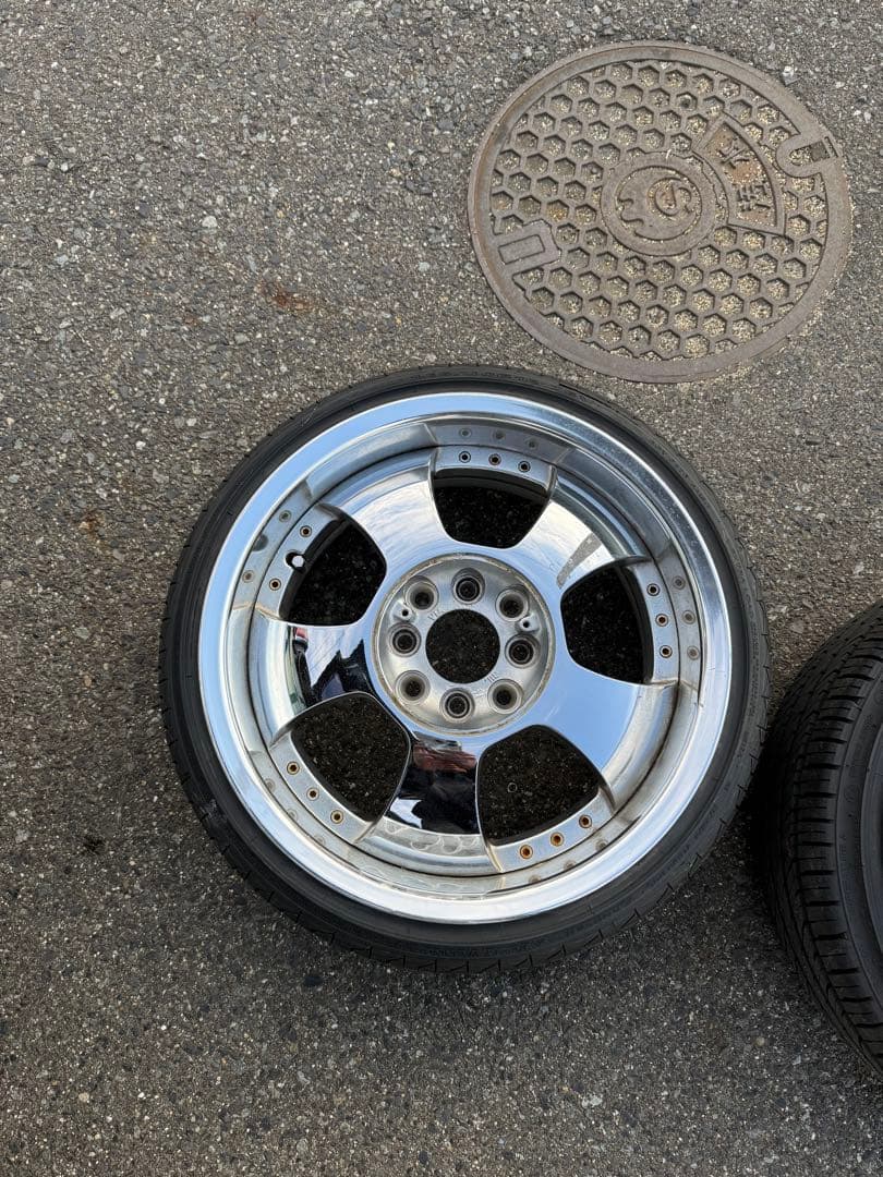 ファブレス　プロファンド　メッキ　7j +32 pcd100