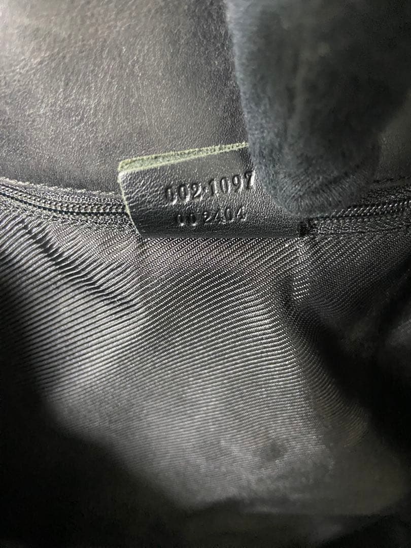 GUCCI トートバッグ　GG柄　キャンバス　ブラック　大容量