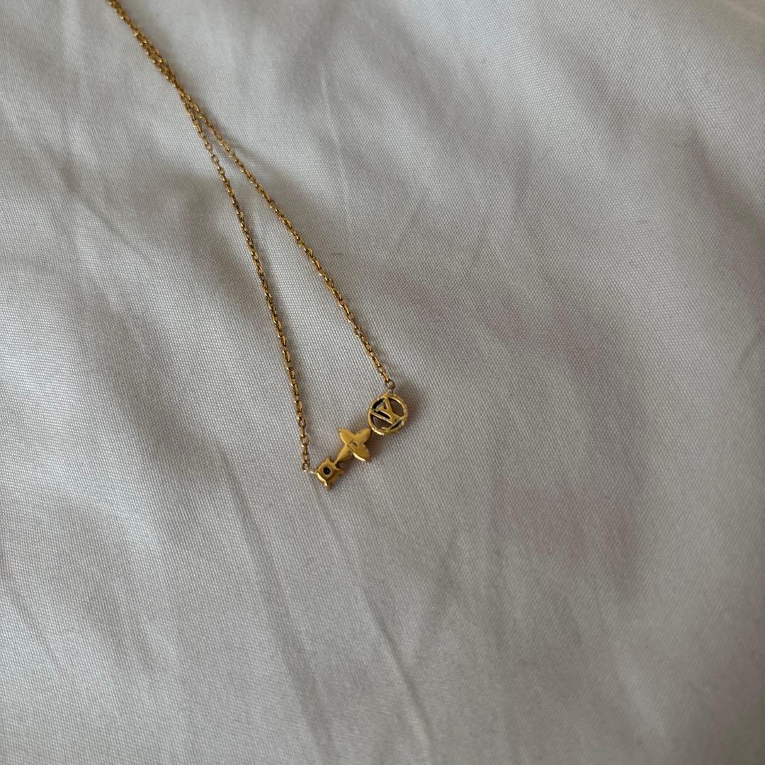 LOUIS VUITTON ロゴチャーム ネックレス