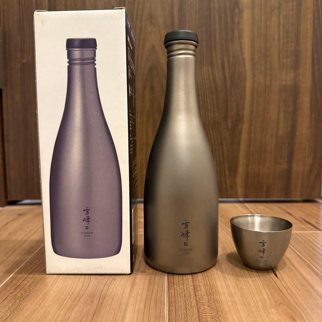スノーピーク  peak 酒筒＋お猪口　中古品