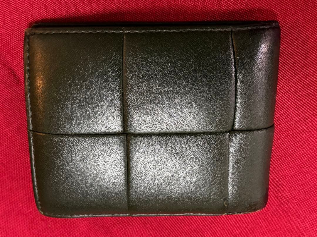 E*T様 Bottega Veneta カセット深緑　二つ折り財布　箱巾着付き