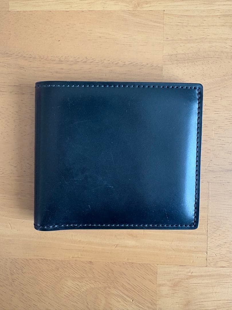 GANZO（ガンゾ） SHELL CORDOVAN 2 純札入れ ブラック