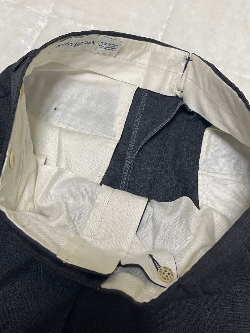 BARRY BRICKEN 80〜90s ウールスラックス グレー