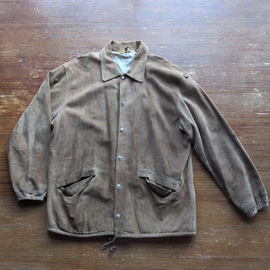 GOODENOUGH グッドイナフ ヴィンテージ スエード コーチジャケット