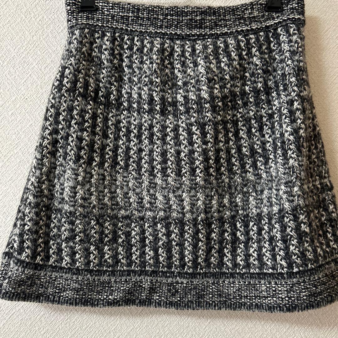 CHANELシャネル　ニットミニスカート38