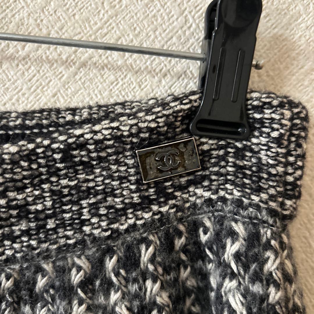 CHANELシャネル　ニットミニスカート38