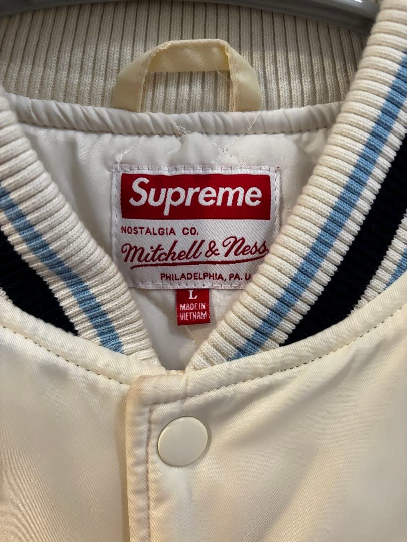 ジャケット・アウター Supreme Mitchell & Ness Camo LogoVarsity