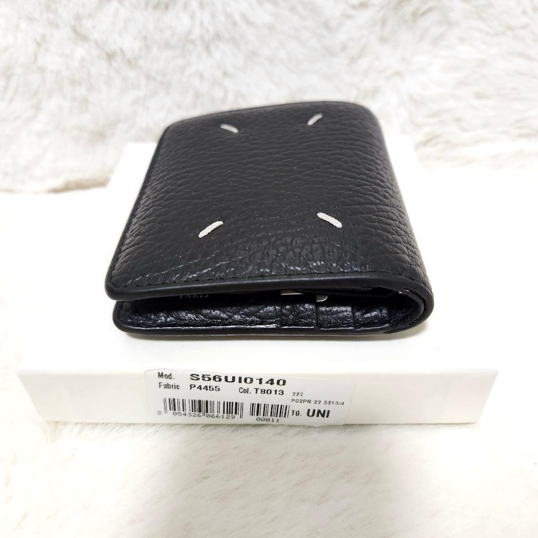 ✨未使用級　付属品完備✨マルジェラ　二つ折り　小銭入れ　ステッチ　カレンダー