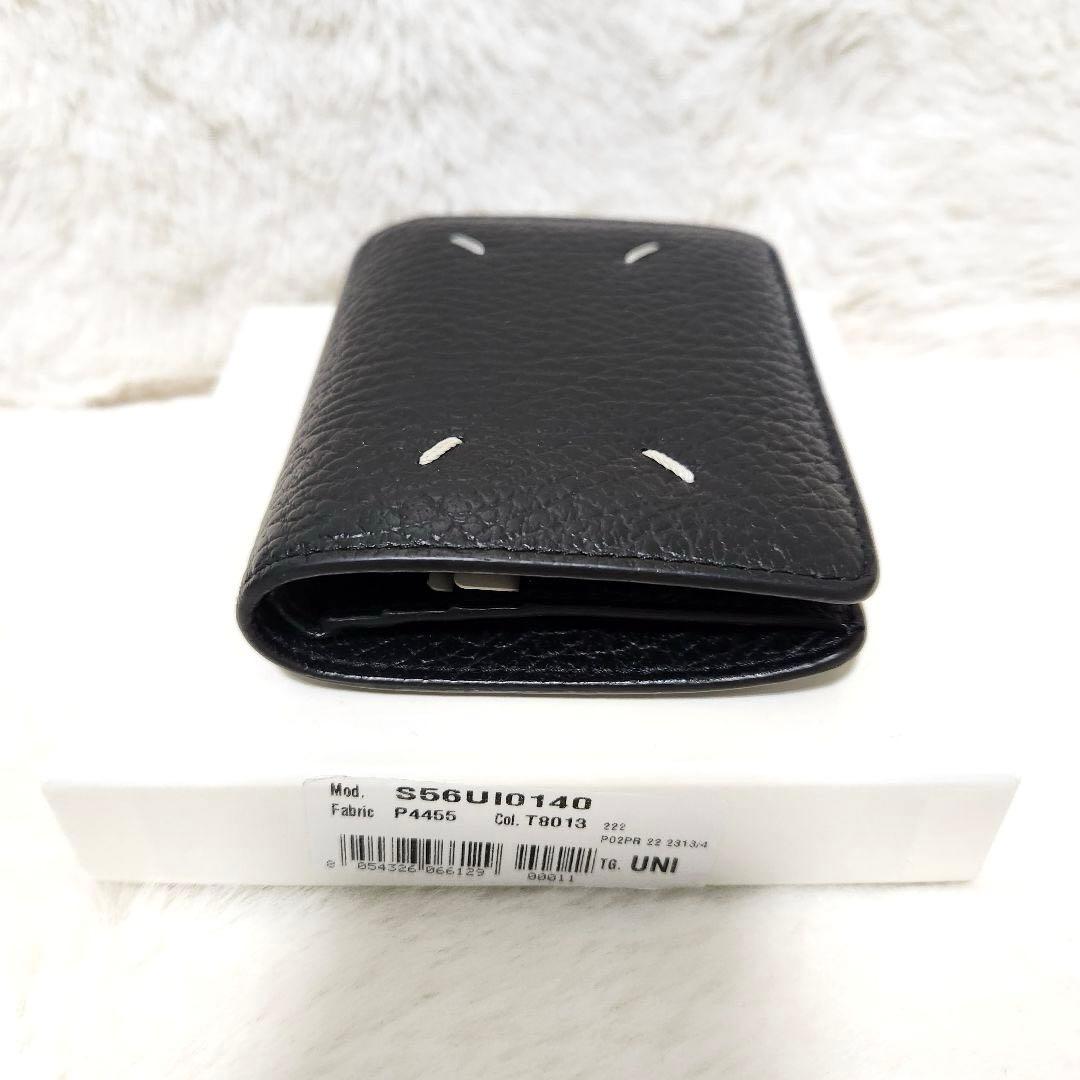 ✨未使用級　付属品完備✨マルジェラ　二つ折り　小銭入れ　ステッチ　カレンダー