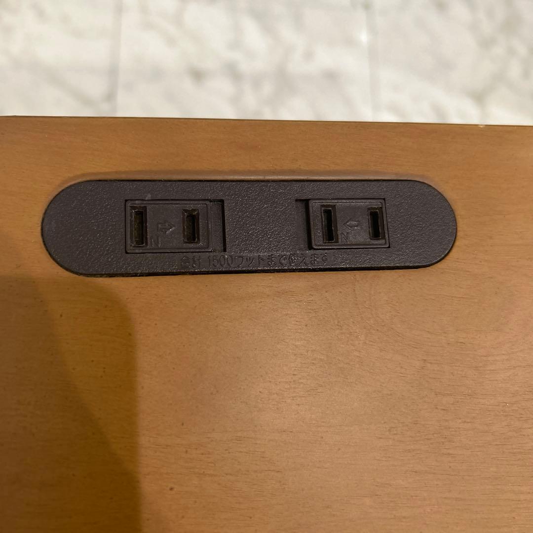 美品 大塚家具 コンセント付きサイドテーブル ナイトテーブル