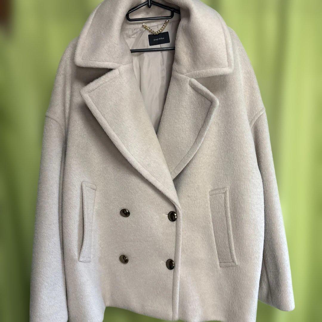 ＰGready Brilliant s.ビーバー大衿Ｐコート