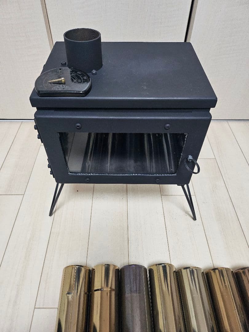 mt.sumi マイクロ薪ストーブ 煙突ジョイント、煙突ガード他セット❕お買得✨