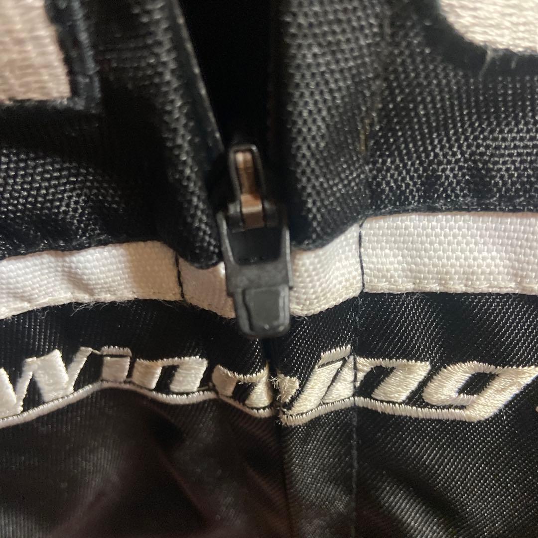 SIMPSOM バイクジャケット Mサイズ ブラック/ホワイト