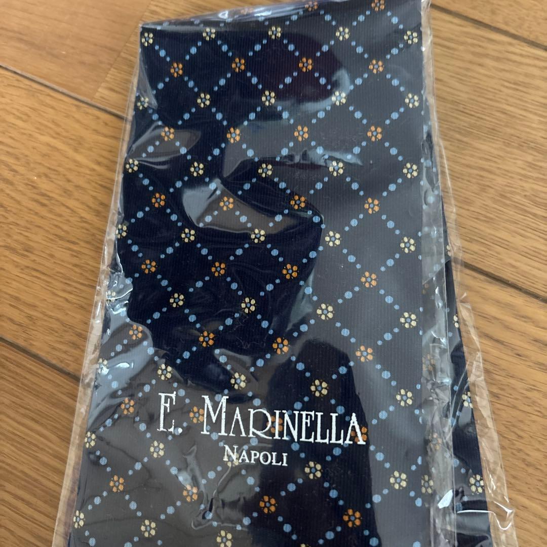E. MARINELLA マリネッラ ナポリ✴︎ネイビー ネクタイ　非売品