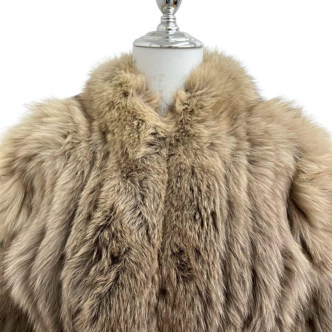 【Madame Lina マダムリナファーコート グラデーションヴィンテージ】