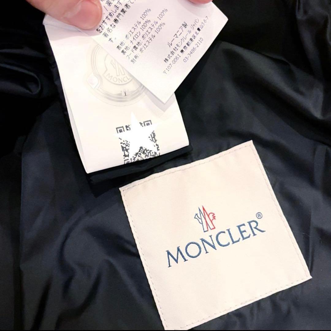 MONCLER 14A コート 黒 プリーツ★大人女子に
