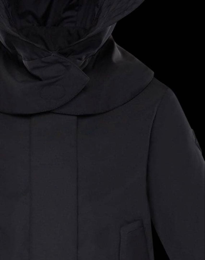 MONCLER 14A コート 黒 プリーツ★大人女子に