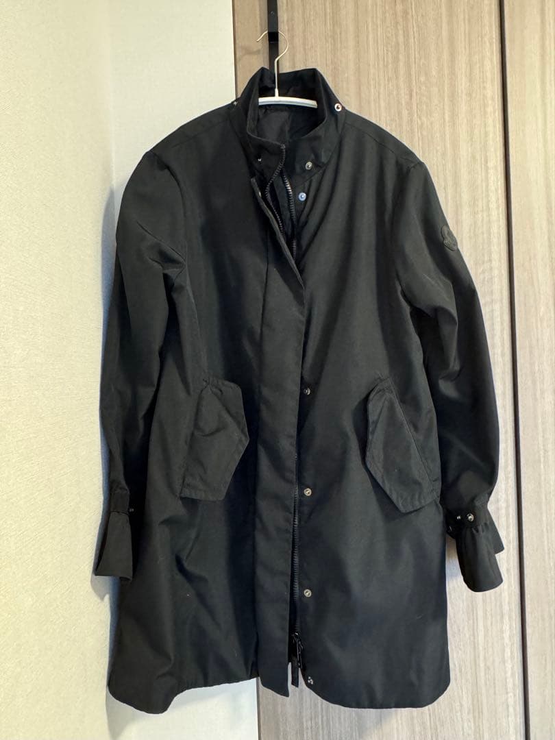 MONCLER 14A コート 黒 プリーツ★大人女子に