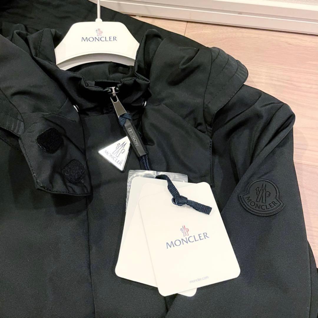 MONCLER 14A コート 黒 プリーツ★大人女子に