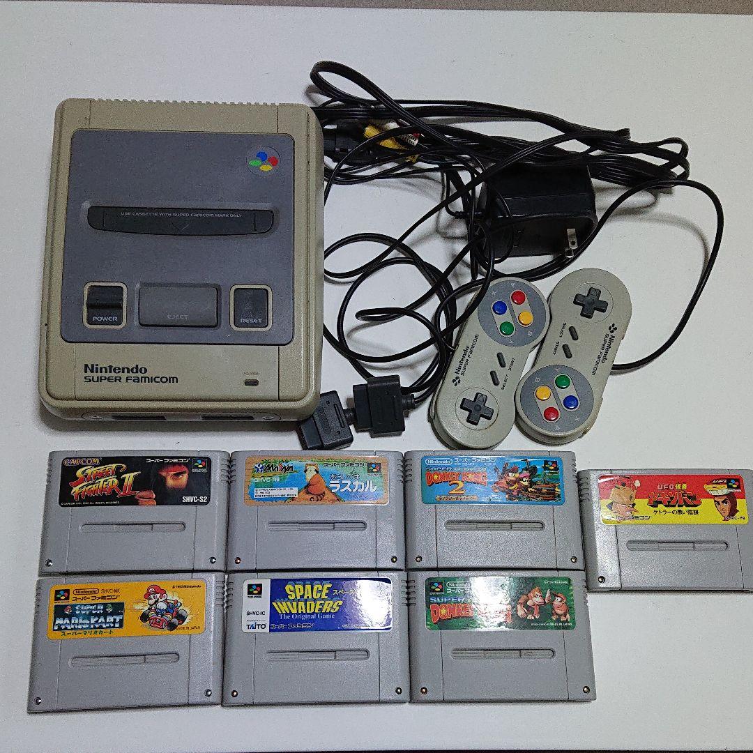 スーパーファミコン 本体とカセット