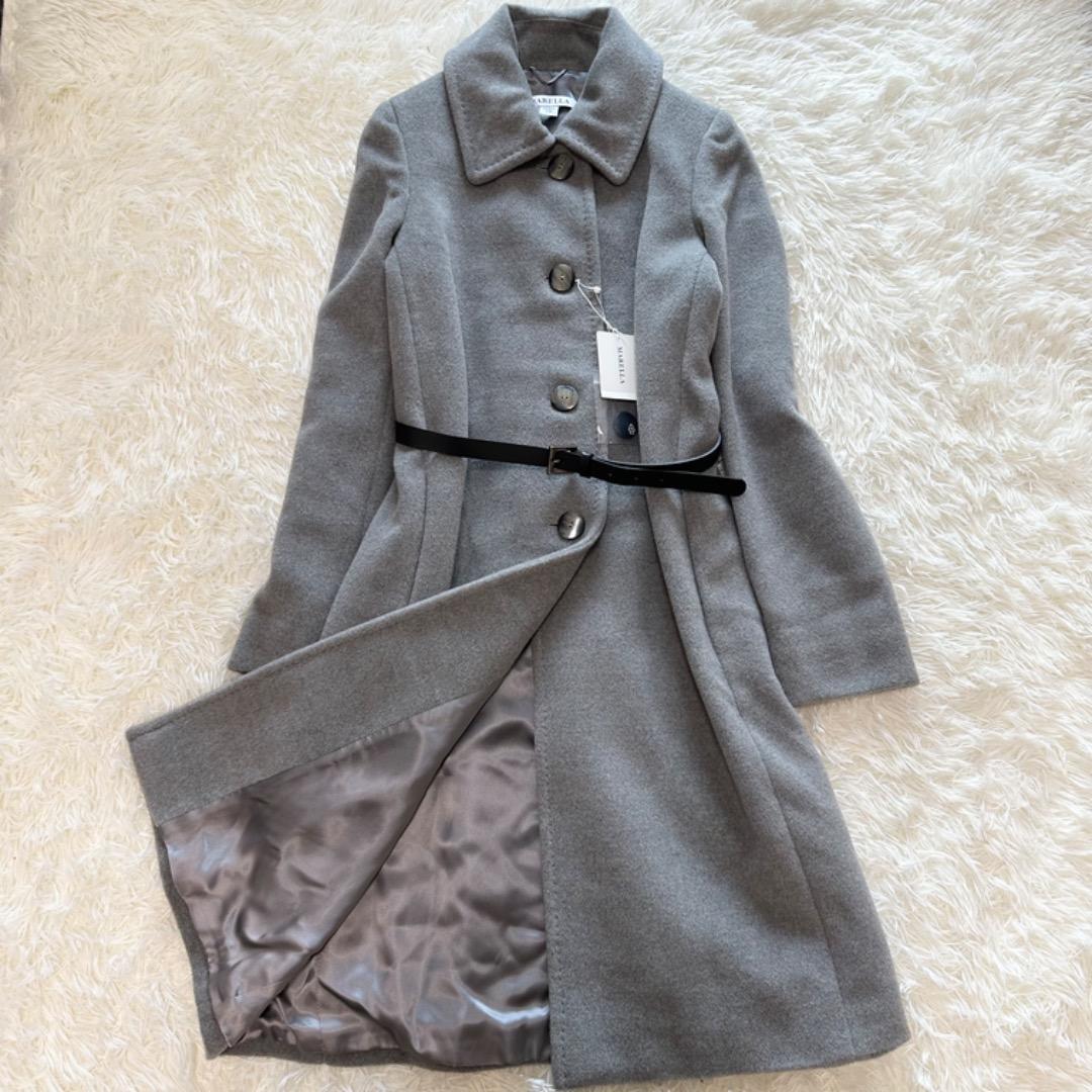 新品未使用　MARELLA マレーラ ベルテッドステンカラーコート ロングコート