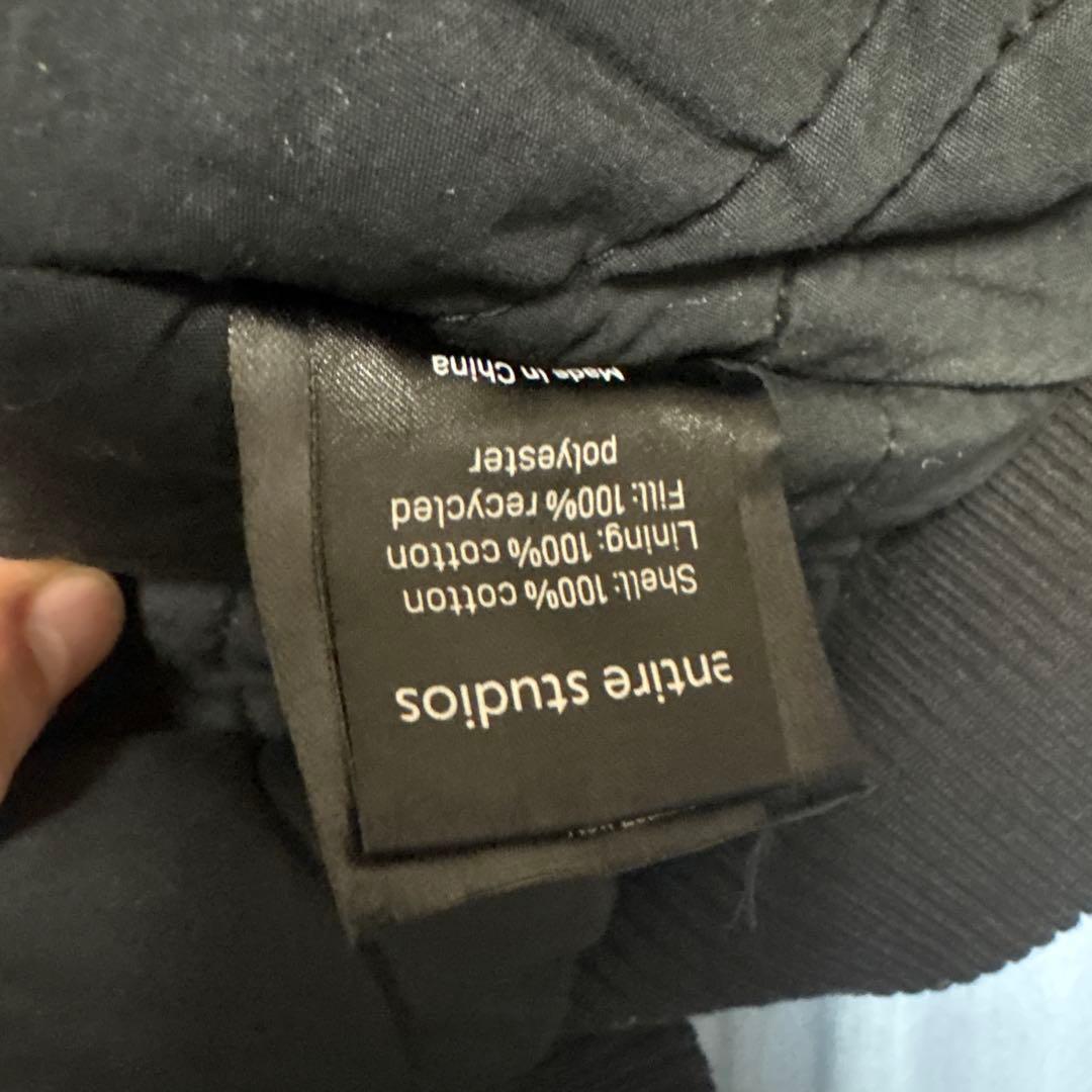 entire studios a-4 フライトジャケット ブラック