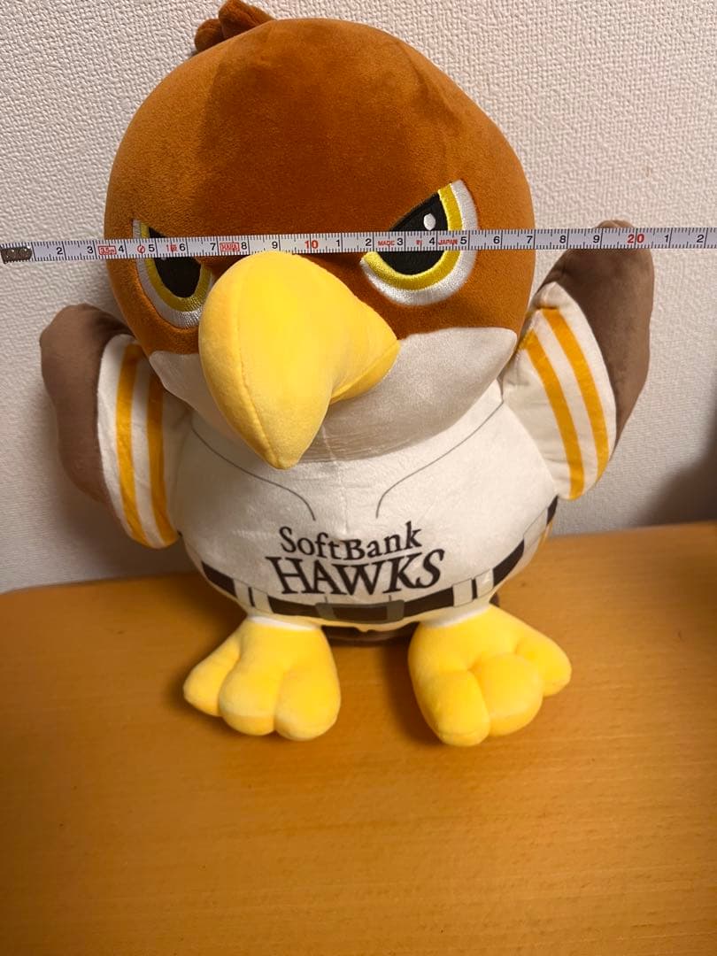 SoftBank Hawks 鷹ぬいぐるみ中くじ3等（非売品）