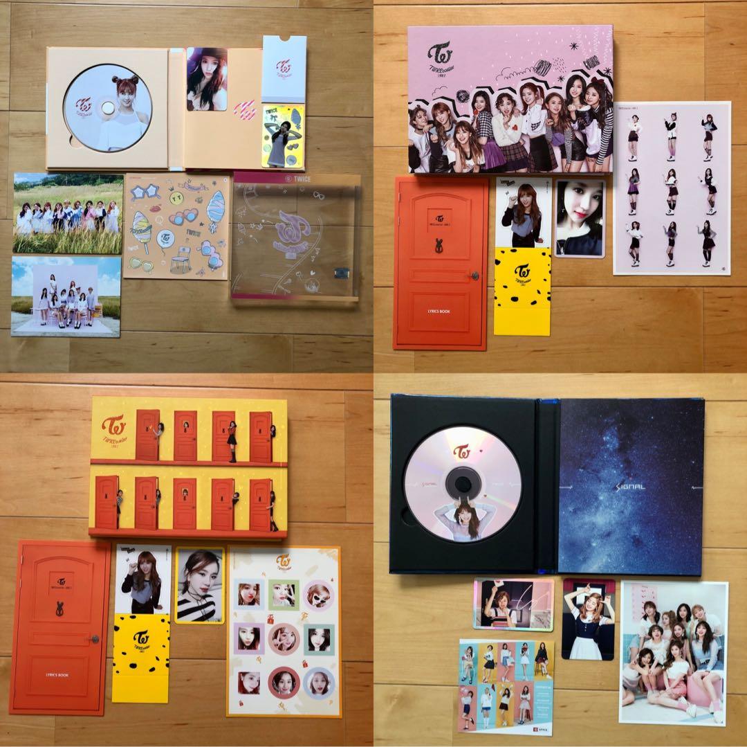 TWICE CD トレカ付 アルバム セット まとめ売り