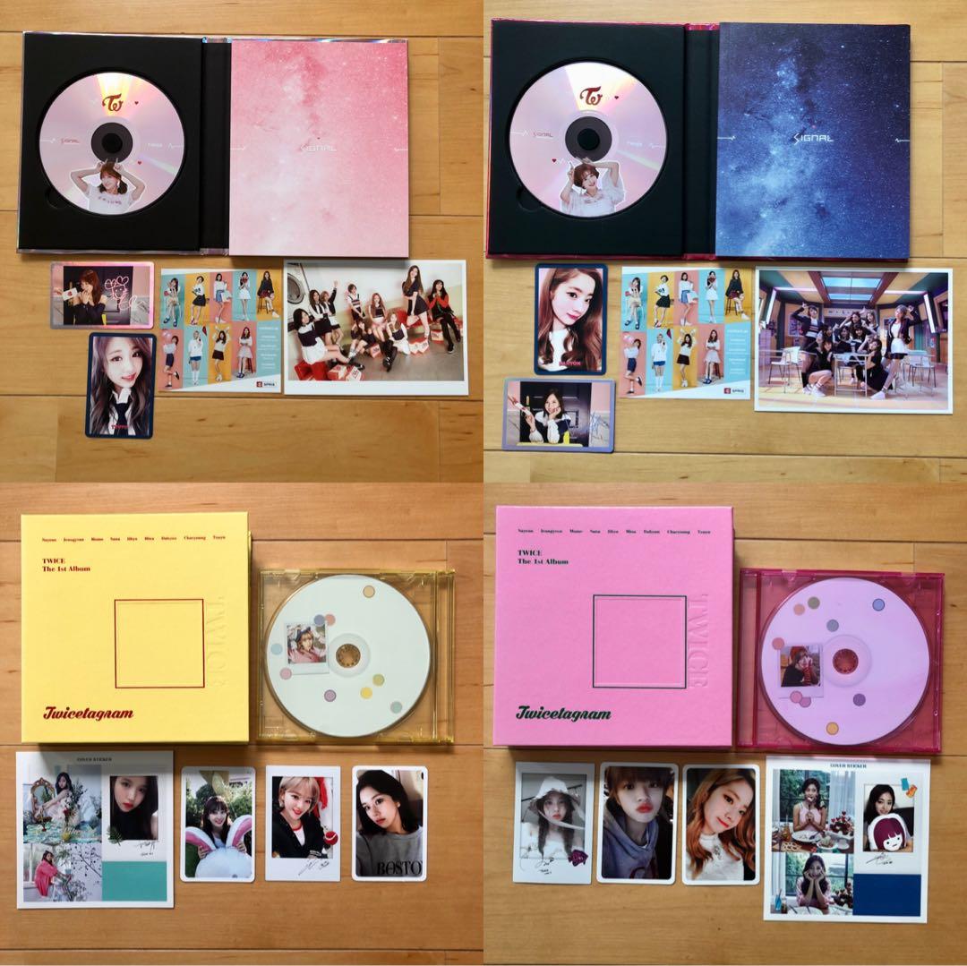 TWICE CD トレカ付 アルバム セット まとめ売り