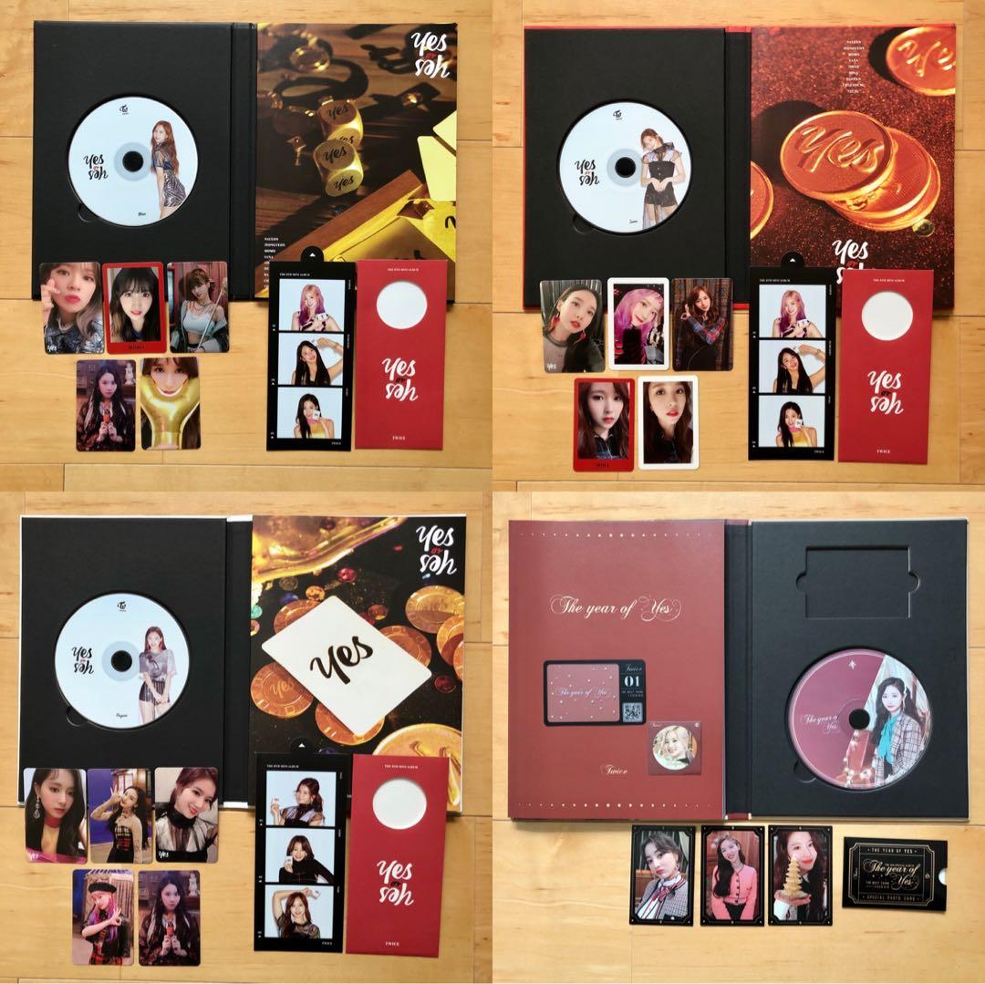 TWICE CD トレカ付 アルバム セット まとめ売り