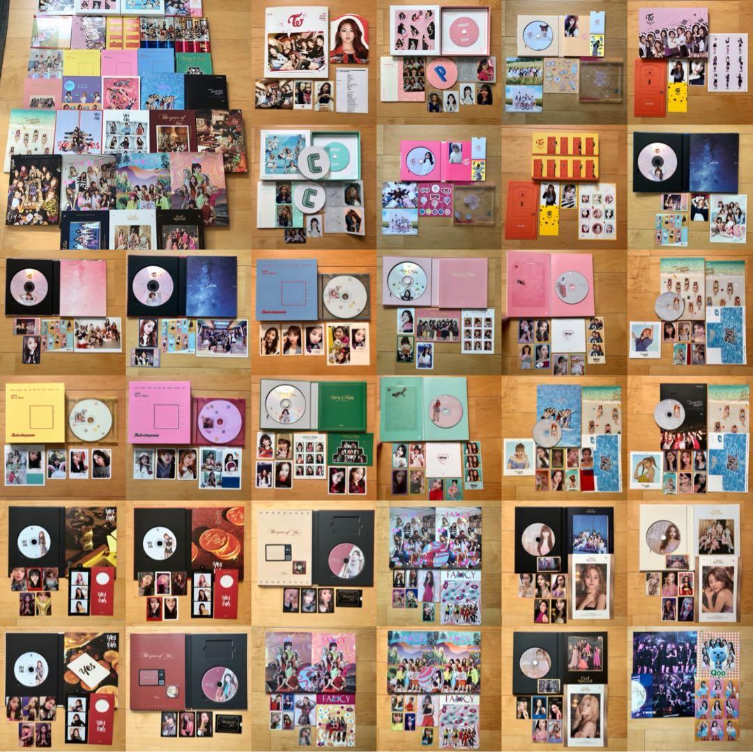 TWICE CD トレカ付 アルバム セット まとめ売り