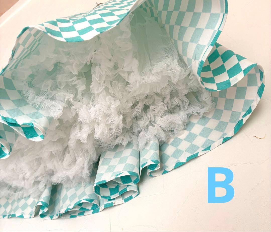 オールディーズ ロックンロール 50年代フィフティーズ 市松模様　スカート