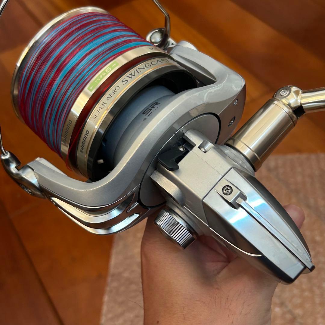 シマノ スーパーエアロ スイングキャスト XT 替スプール付き