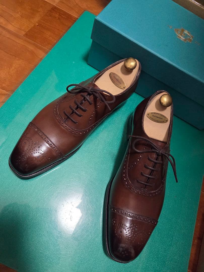 【未使用】EDWARD GREEN エドワードグリーン　アスキス　ブラウン　9