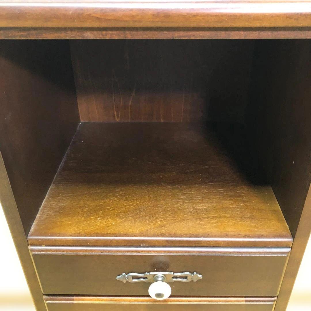 送料無料 飛騨産業 キツツキマーク 木製キャビネット 電話台 251026