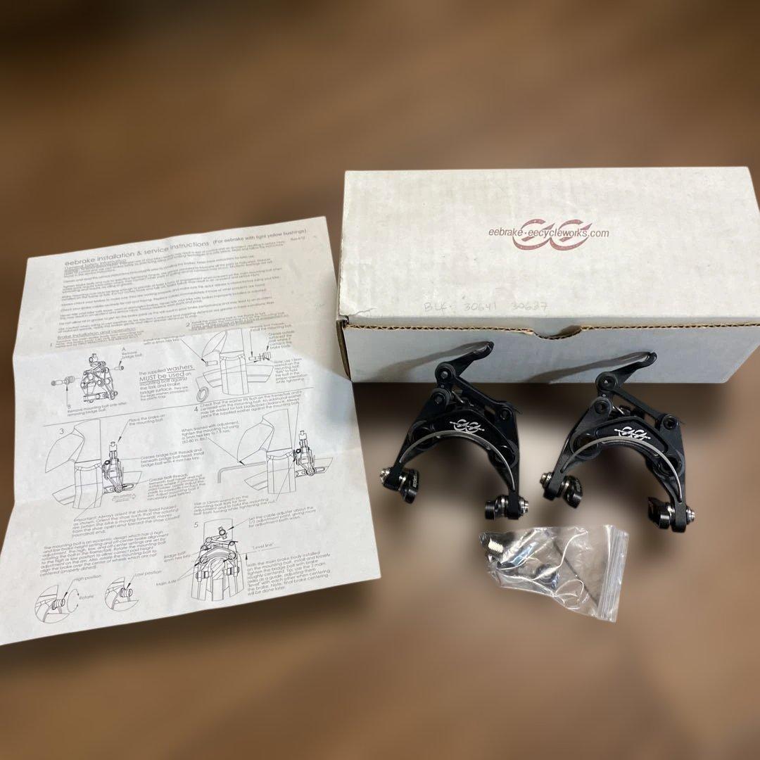 eebrake キャリパーブレーキ 黒 取り付け説明書付き