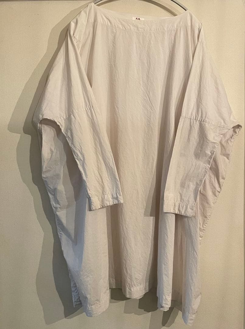 ARTS＆SCIENCE コットン　ドルマンチュニック　ヴィンテージホワイト