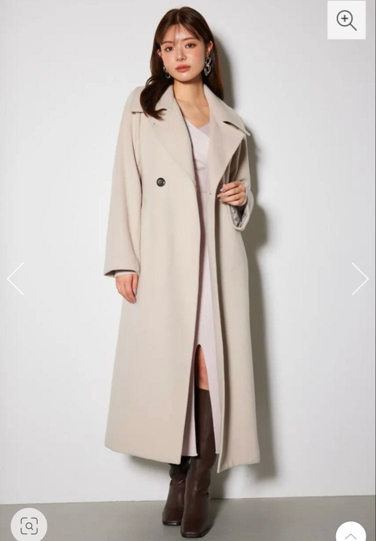 スタンドカラーシェイプドチェスターコート