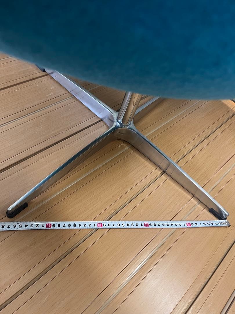 府中のお兄さん！スワンチェア　ターコイズブルー　名作　リプロダクト