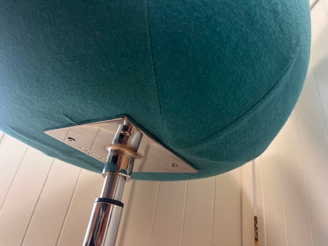 府中のお兄さん！スワンチェア　ターコイズブルー　名作　リプロダクト