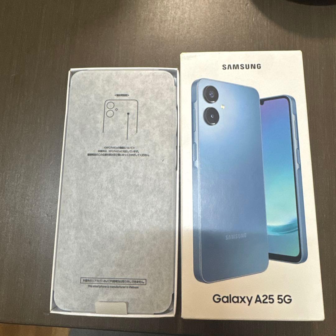 ほぼ新品Samsung Galaxy A25 5G 本体　 ブルー