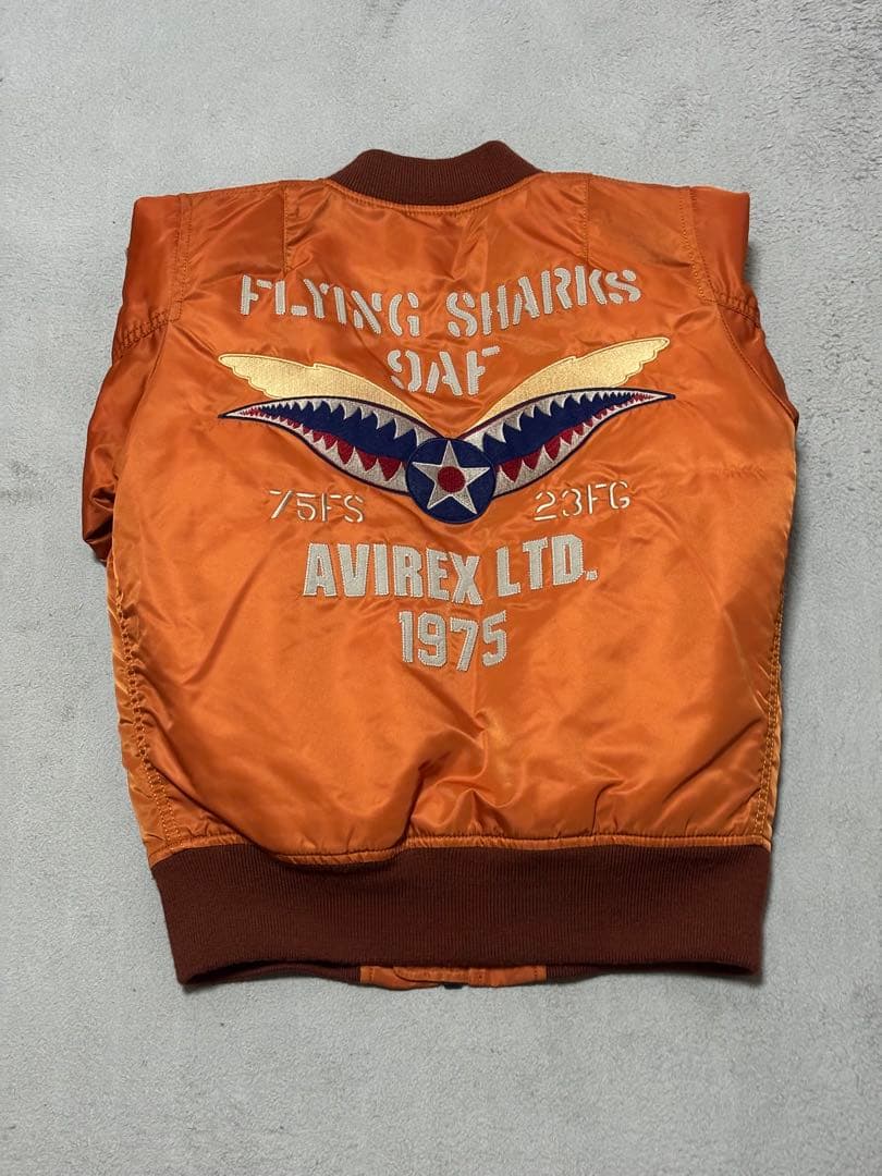 【超美品】AVIREX / MA-1 フライングシャーク