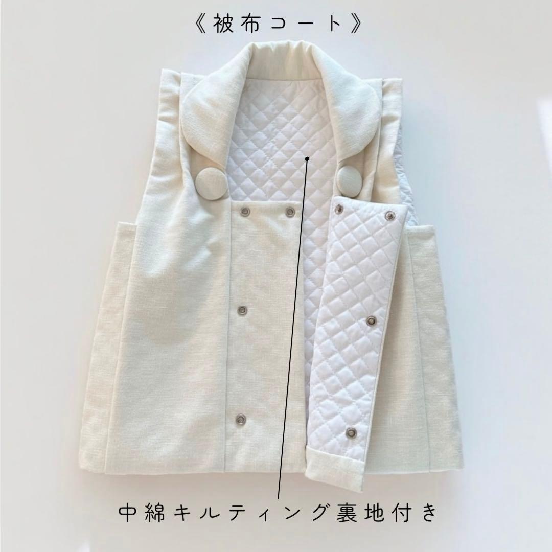 やな★［ぼたん］被布コート3点セット ꕤハンドメイドꕤ七五三 3歳 女の子